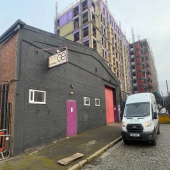 Asbestos removal in a Liverpool warehouse