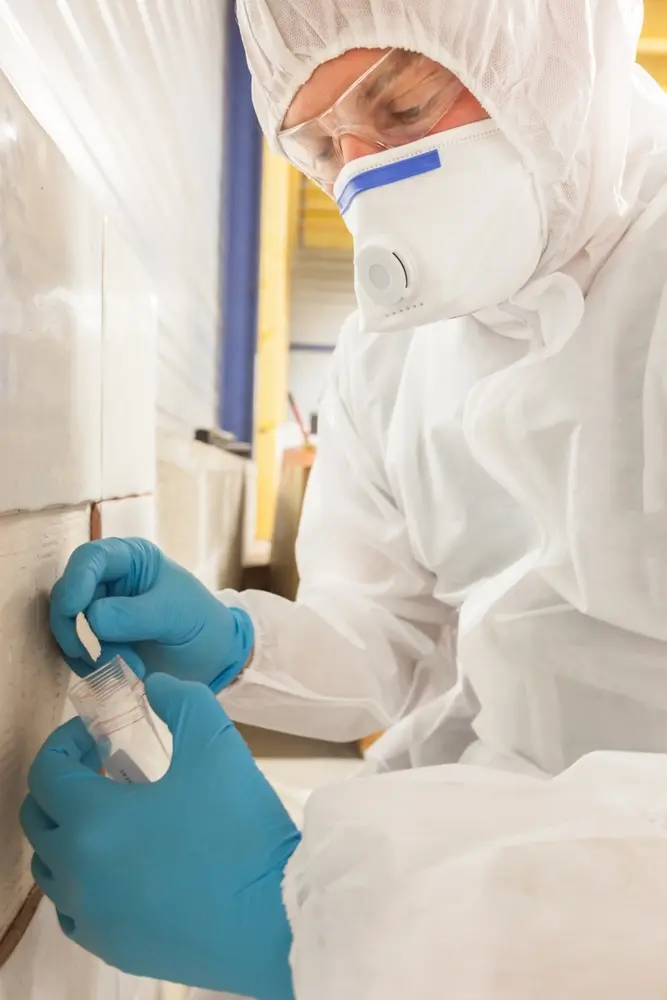 Testing in Manchester of Asbestos